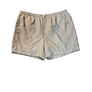 DSG Men's 2XL Athletic Shorts Light Green‎ Mesh Lined Elastic Waist 42"
